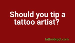 Should you tip a tattoo artist