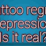 Tattoo regret depression